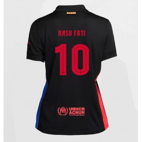 Damen Fußballbekleidung Barcelona Ansu Fati #10 Auswärtstrikot 2024-25 Kurzarm